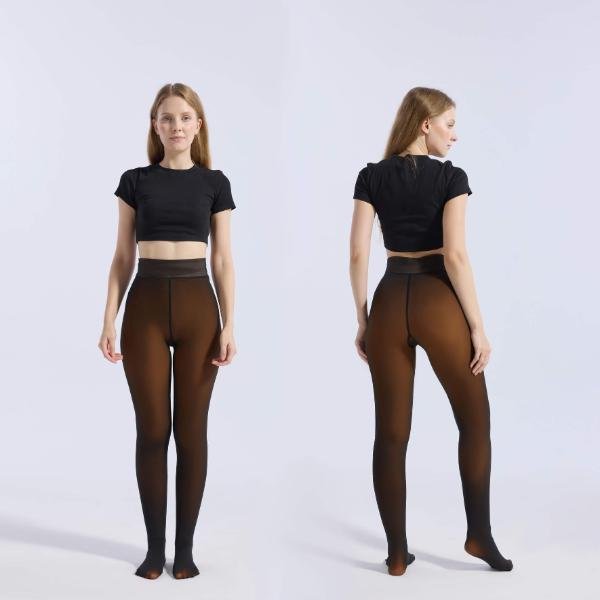Control top tights with seamless waistband - Firstlady Hosiery